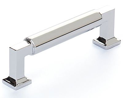 Schaub and Company Haniburton 3-1/2" (89mm) Center-to-Center Cabinet Pull (Polished Chrome)