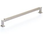 Schaub and Company Haniburton 10" (254mm) Center-to-Center Cabinet Pull (Satin Nickel)