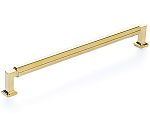 Schaub and Company Haniburton 10" (254mm) Center-to-Center Cabinet Pull (Unlacquered Brass)