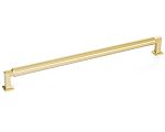 Schaub and Company Haniburton 12" (305mm) Center-to-Center Cabinet Pull (Satin Brass)
