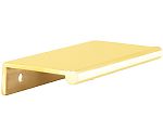 Schaub and Company Baker 4-1/4" (108mm) Cabinet Edge Pull (Unlacquered Brass)