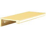 Schaub and Company Baker 5-1/4" (133mm) Cabinet Edge Pull (Unlacquered Brass)