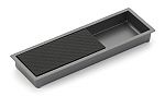 Schaub and Company MODO 6-1/4" (159mm) Recessed Cabinet Pull (Gun Metal/Matte Black)