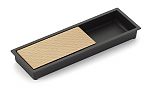Schaub and Company MODO 6-1/4" (159mm) Recessed Cabinet Pull (Matte Black/Signature Satin Brass)