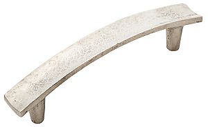 Schaub and Company Martello 6-5/16" (160mm) Center-to-Center Cabinet Pull (Natural Britannium)