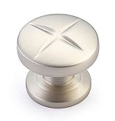 Schaub and Company Northport 1-3/8" (35mm) Cabinet Knob (Satin Nickel)