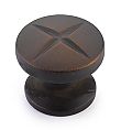 Schaub and Company Northport 1-3/8" (35mm) Cabinet Knob (Ancient Bronze)