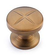 Schaub and Company Northport 1-3/8" (35mm) Cabinet Knob (Brushed Bronze)
