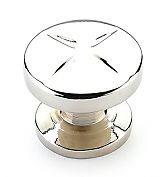 Schaub and Company Northport 1-3/8" (35mm) Cabinet Knob (Polished Nickel)
