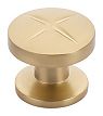 Schaub and Company Northport 1-3/8" (35mm) Cabinet Knob (Signature Satin Brass)