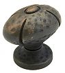 Schaub and Company Siena 1-3/8" (35mm) Oval Cabinet Knob (Ancient Bronze)