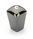Schaub and Company Skyevale 1/2" (13mm) Cabinet Knob (Black Chrome)