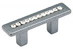 Schaub and Company Skyevale 1-1/4" (32mm) Center-to-Center Cabinet Pull (Milano Silver)