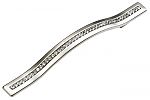 Schaub and Company Skyevale 5" (128mm) Center-to-Center and 6-5/16" (160mm) Center-to-Center Cabinet Pull (Satin Nickel)