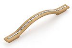 Schaub and Company Skyevale 5" (128mm) Center-to-Center and 6-5/16" (160mm) Center-to-Center Cabinet Pull (Signature Satin Brass)
