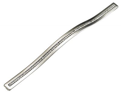 Schaub and Company Skyevale 11-5/16" (287mm) Center-to-Center and 12-5/8" (321mm) Center-to-Center Cabinet Pull (Satin Nickel)