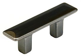 Schaub and Company Skyevale 1-1/4" (32mm) Center-to-Center Cabinet Pull (Black Chrome)