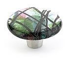 Schaub and Company Ice 1-1/4" (32mm) Glass Cabinet Knob (Confetti Turquoise)