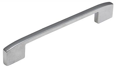 Schaub and Company Sorrento 6-5/16" (160mm) Center-to-Center and 7-9/16" (192mm) Center-to-Center Cabinet Pull (Chrome)