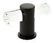 Schaub and Company Lumiere 2" (51mm) Cabinet T-Knob (Clear Acrylic/Oil Rubbed Bronze)