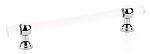 Schaub and Company Lumiere Transitional 6" (152mm) Center-to-Center Cabinet Pull (Clear Acrylic/Polished Chrome)