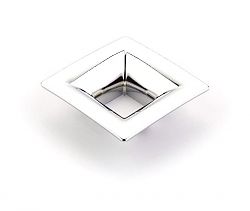 Schaub and Company Finestrino 1-1/4" (32mm) Center-to-Center Cabinet Pull (Polished Chrome)