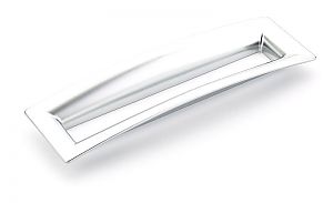 Schaub and Company Finestrino 6-5/16" (160mm) Center-to-Center Cabinet Pull (Matte Chrome)