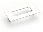 Schaub and Company Finestrino 3-3/4" (96mm) Center-to-Center Cabinet Pull (Polished Chrome)