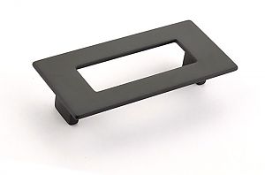 Schaub and Company Finestrino 3-3/4" (96mm) Center-to-Center Cabinet Pull (Matte Black)