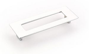 Schaub and Company Finestrino 5" (128mm) Center-to-Center Cabinet Pull (Polished Chrome)