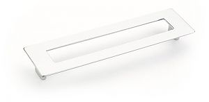 Schaub and Company Finestrino 7-1/2" (191mm) Center-to-Center Cabinet Pull (Matte Chrome)