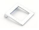 Schaub and Company Finestrino 1-1/4" (32mm) Center-to-Center Cabinet Pull (Matte Chrome)