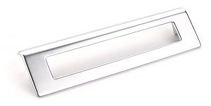 Schaub and Company Finestrino 6-5/16" (160mm) Center-to-Center Cabinet Pull (Matte Chrome)