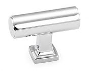 Schaub and Company Haniburton 1-5/8" (41mm) Cabinet T-Knob (Polished Chrome)
