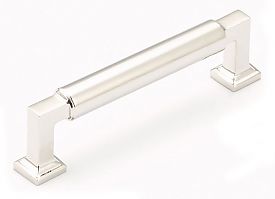 Schaub and Company Haniburton 4" (102mm) Center-to-Center Cabinet Pull (Polished Nickel)
