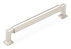 Schaub and Company Haniburton 6" (152mm) Center-to-Center Cabinet Pull (Satin Nickel)