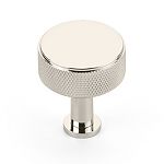 Schaub and Company Pub House 1-1/4" (32mm) Knurled Cabinet Knob (Polished Nickel)