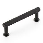 Schaub and Company Pub House 3-1/2" (89mm) Center-to-Center Knurled Cabinet Pull (Matte Black)