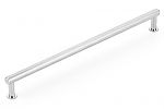 Schaub and Company Pub House 10" (254mm) Center-to-Center Knurled Cabinet Pull (Polished Chrome)