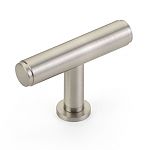 Schaub and Company Pub House 2" (51mm) Smooth Cabinet T-Knob (Brushed Nickel)