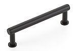 Schaub and Company Pub House 4" (102mm) Center-to-Center Smooth Cabinet Pull (Matte Black)