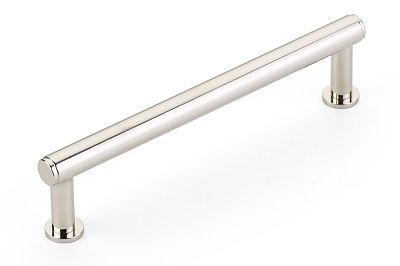 Schaub and Company Pub House 5" (128mm) Center-to-Center Smooth Cabinet Pull (Polished Nickel)