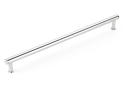 Schaub and Company Pub House 18" (457mm) Center-to-Center Smooth Appliance Pull (Polished Chrome)