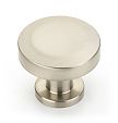 Schaub and Company Heathrow 1-1/4" (32mm) Round Cabinet Knob (Brushed Nickel)