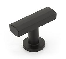 Schaub and Company Heathrow 1-3/4" (44mm) Cabinet T-Knob (Matte Black)
