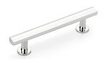 Schaub and Company Heathrow 4" (102mm) Center-to-Center Cabinet Pull (Polished Chrome)