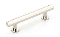 Schaub and Company Heathrow 3-1/2" (89mm) Center-to-Center Cabinet Pull (Polished Nickel)