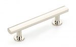 Schaub and Company Heathrow 3-1/2" (89mm) Center-to-Center Cabinet Pull (Polished Nickel)