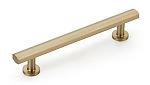Schaub and Company Heathrow 5" (128mm) Center-to-Center Cabinet Pull (Signature Satin Brass)