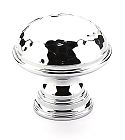 Schaub and Company Atherton 1-1/4" (32mm) Hammered Face Plain Edge Cabinet Knob (Polished Chrome)
